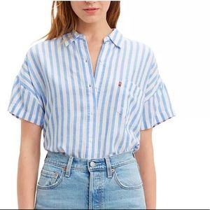 Levi’s Alexandra Relaxed Shirt in Amelia Stripe